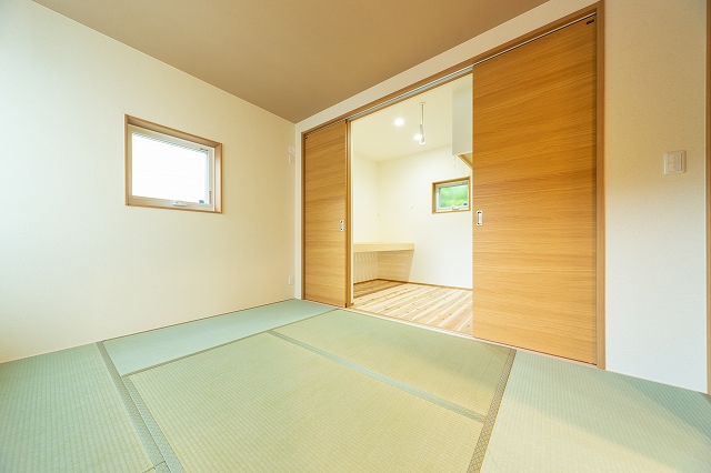 神戸のホームスティのできる注文住宅の家の和室