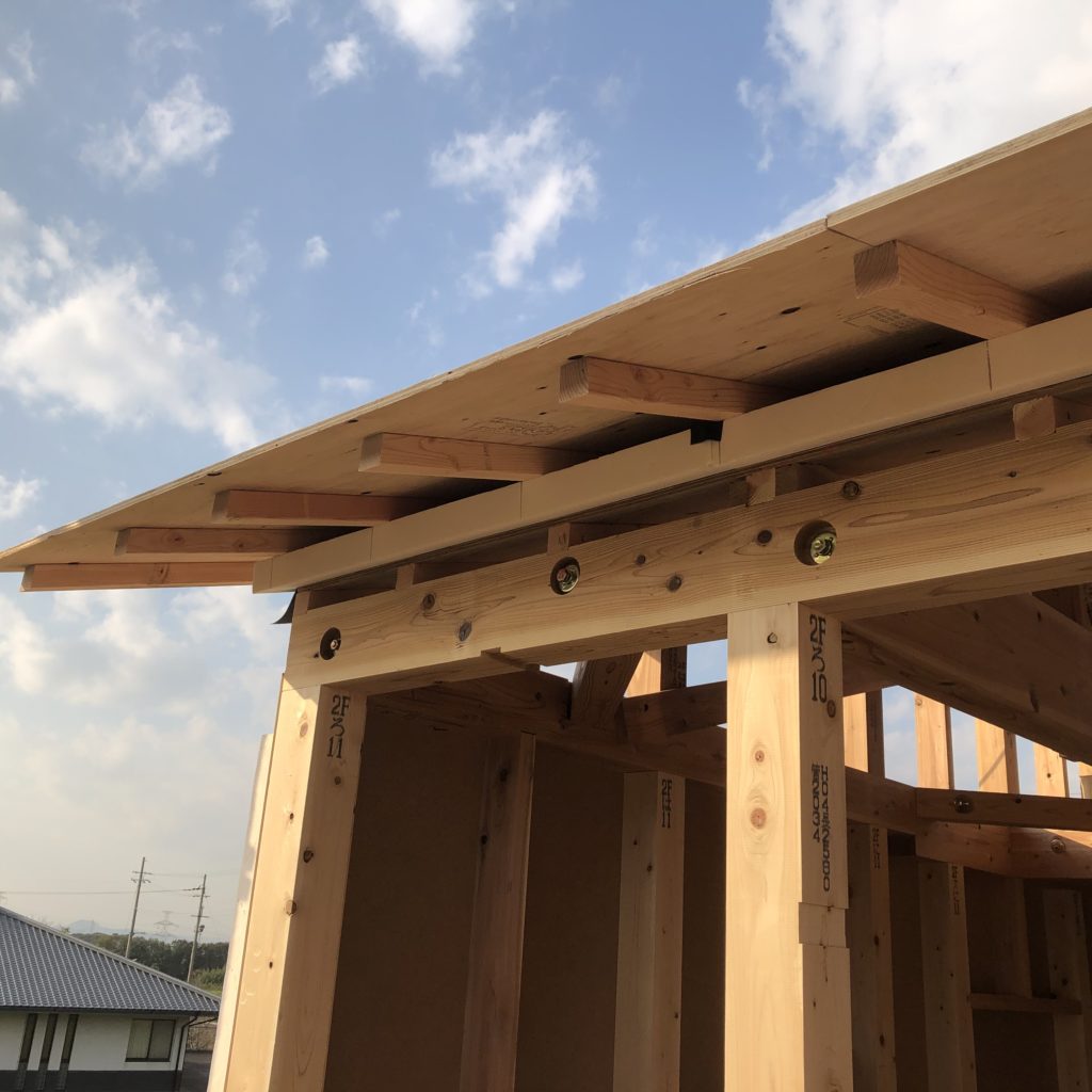 神戸の注文住宅の屋根二重構造