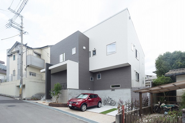 神戸の一部共有型2世帯住宅の画像