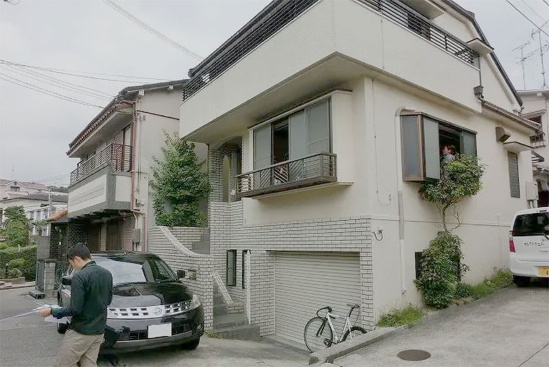 神戸市でリフォーム前の戸建て住宅