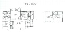 神戸の工務店のスタッフの父の設計の平面図