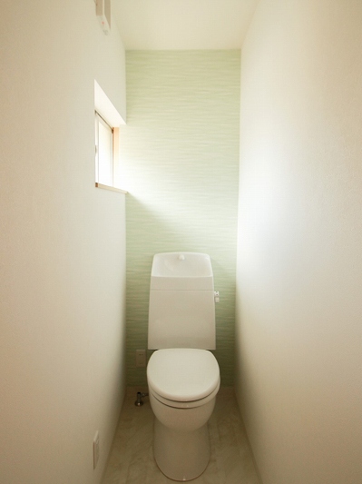 明石市の賃貸物件のトイレの施工後の画像