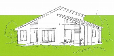 明石で注文住宅を建てるセレクトホームの平屋のデザイン参考画像1