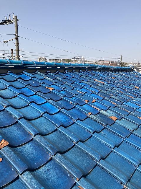 神戸の屋根葺き替え工事の写真01