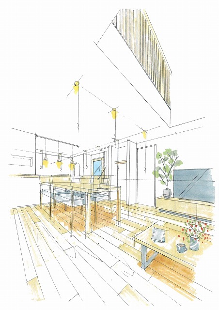 神戸市の建築会社の子育て動線と家事動線を考え抜いた家の完成見学会