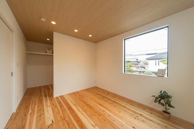 神戸市のデザイン住宅の主寝室