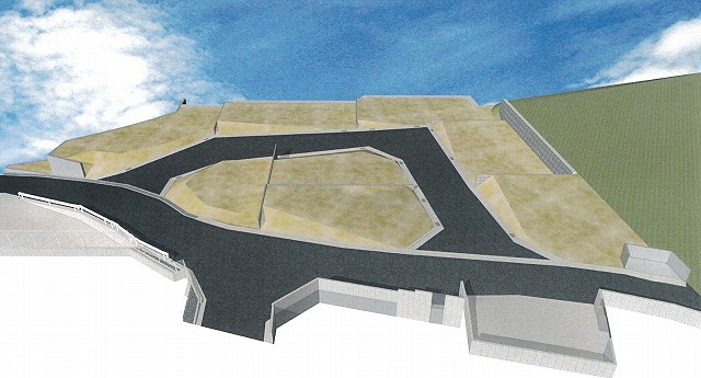 神戸市西区居住の注文建築の土地のパース