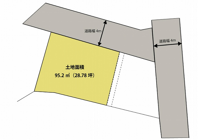 土地情報の明石市太寺の区画図