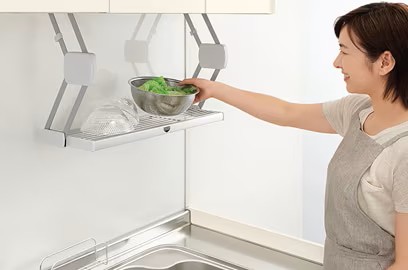 昇降式の水切り吊戸の画像