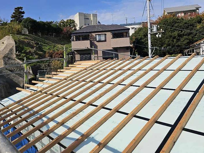 明石の外断熱の屋根断熱のイメージ画像