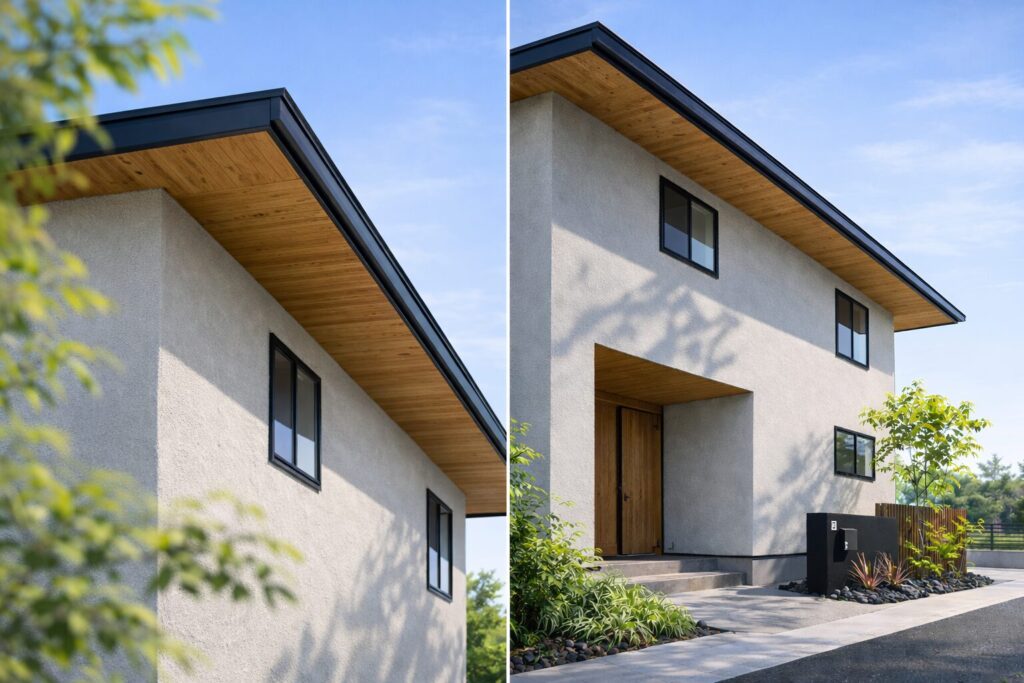 明石市谷八木の注文住宅の外観