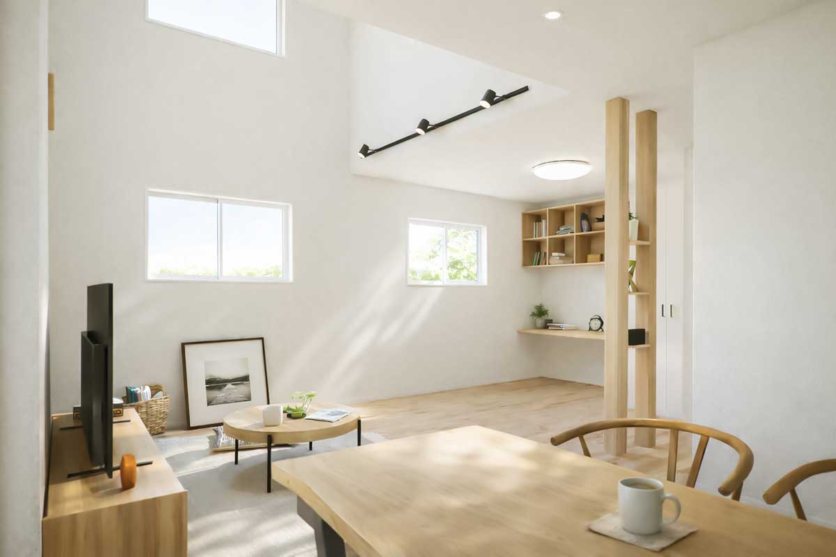 明石の木の家の注文住宅のイメージ内装