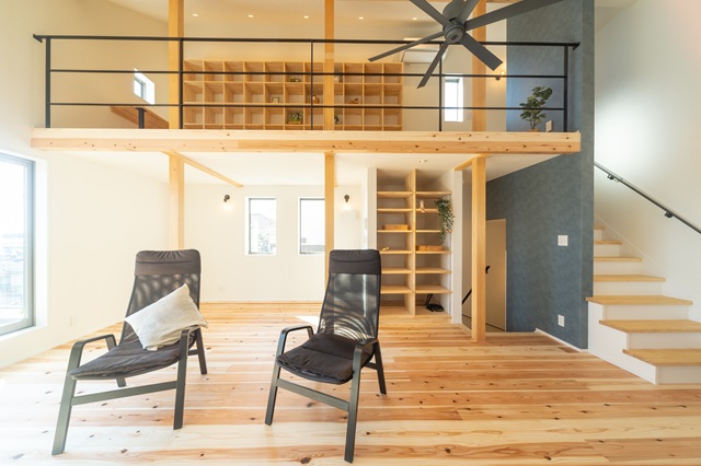 神戸のリフォーム施工事例のリビング