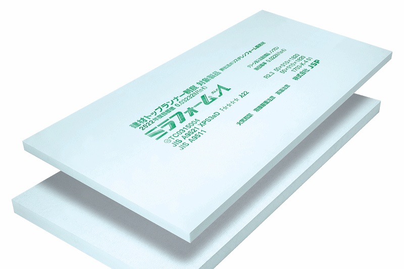 外断熱材のポリエチレンフォームの画像