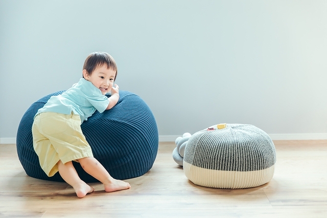 余白のある子どもの遊びができる空間の画像