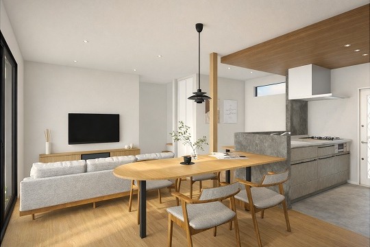 神戸の20代が建てた造作ダイニングのLDK