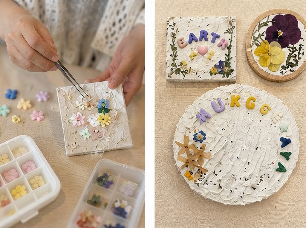 神戸の工務店のイベントのアーシングアート