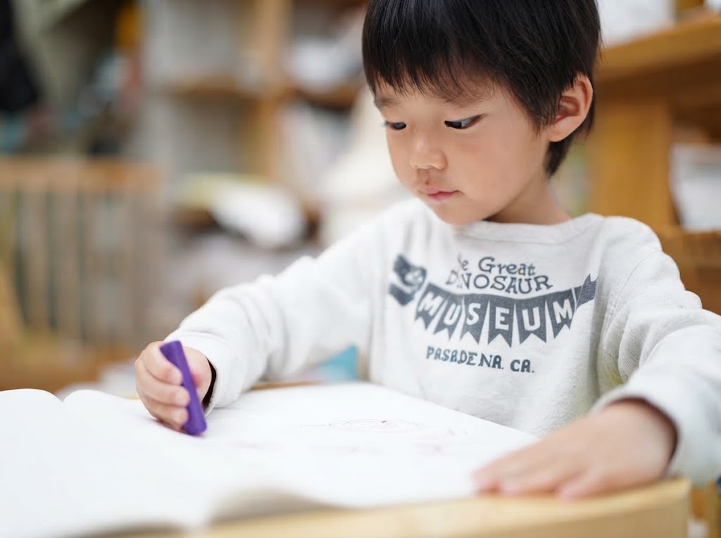 神戸の工務店のイベントのお絵描きコーナー